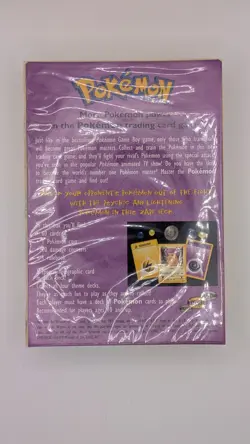 Pokemon Zap Theme Deck Factory Sealed Wizards of the Coast 1999 Base Set - Image 3