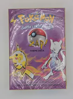 Pokemon Zap Theme Deck Factory Sealed Wizards of the Coast 1999 Base Set - Image 4
