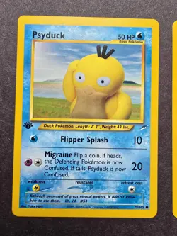 Pokemon TCG Neo Destiny Psyduck 1st Edition And Unlimited. 79/105 NM - Image 2