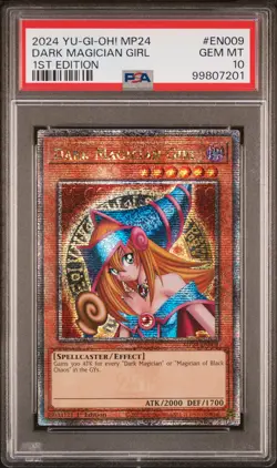 Dark Magician Girl MP24-EN009 1st Edition QCR Yugioh PSA 10 *201 - Image 1