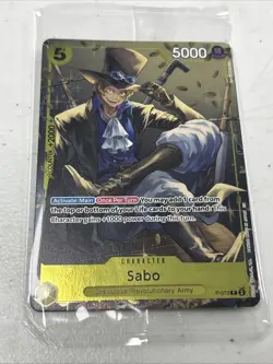 Sabo P-073 One Piece Promo Card Foil Sealed Tin Pack Vol.2 English - Image 1