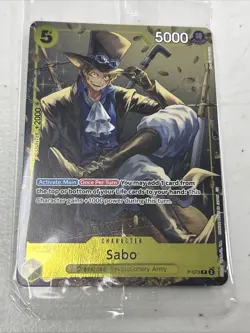 Sabo P-073 One Piece Promo Card Foil Sealed Tin Pack Vol.2 English - Image 2