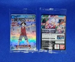 AUTHENTIC FOIL 🔥 One Piece Monkey D Luffy US College Basketball Promo *SEALED* - Image 1
