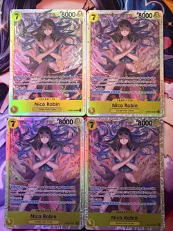 Nico Robin EB03-055 X4 Playset - One Piece Heroines Edition- In Hand Ships Now! - Image 1
