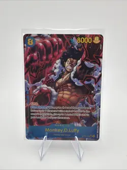 Monkey.D.Luffy (118) (Alternate Art) OP11-118 A Fist of Divine Speed Foil - Image 1