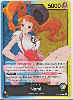 Nami OP11-041 - One Piece TCG A Fist of Divine Speed Regular - Image 1