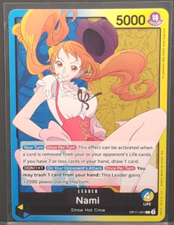 Nami OP11-041 - One Piece TCG A Fist of Divine Speed Regular - Image 3