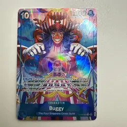 One Piece Emperors in the New World Buggy OP09-051 Parallel Alternate Alt Art NM - Image 1
