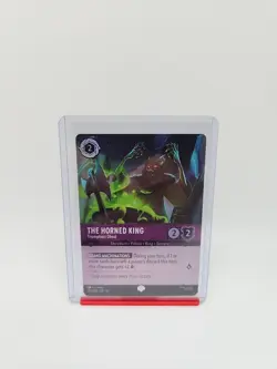 Disney Lorcana Whispers in the Well- The Horned King 210/204 - Cold Foil - Epic - Image 1