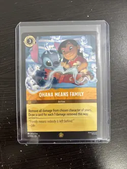 Disney Lorcana TCG Ohana Means Family 32/204 Winterspell - Image 1