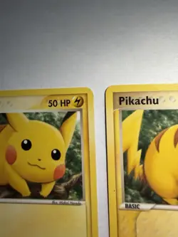 Pokemon TCG Nintendo 2004 Pikachu Basic Lot 2 Cards 74/112 English Regular - Image 3