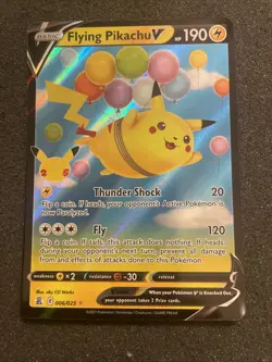 Flying Pikachu V 006/025 Celebrations NM-M Ultra Rare Pokemon Card - Image 1