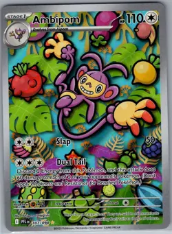 Ambipom 107/094 ME02: Phantasmal Flames - Pokemon Card - NM - Image 1