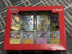 Pokemon 4 Mini Tins + 4 Promo Cards Bundle - 151 SAMS CLUB EXCLUSIVE - Image 2