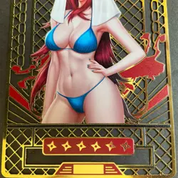 Goddess Story Gold METAL Card - NO Serial Number Anime Girl Naruto Error - Image 3