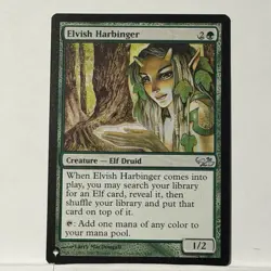 Elvish Harbinger -The List - Duel Decks: Elves vs. Goblins Uncommon PLST MTG NM - Image 1
