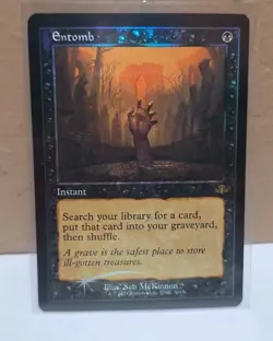 Entomb (Retro Frame) Dominaria Remastered Foil Mint Condition - Image 1