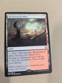 Bloodstained Mire - MTG - Khans of Tarkir - NM - Image 1