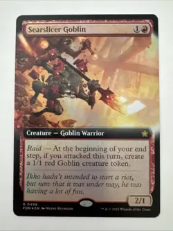 Searslicer Goblin (Extended Art) Foundations Foil - Image 1