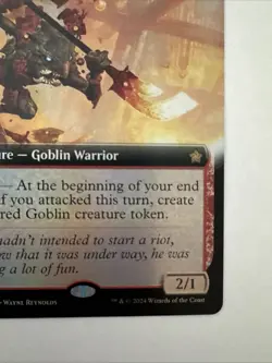 Searslicer Goblin (Extended Art) Foundations Foil - Image 4