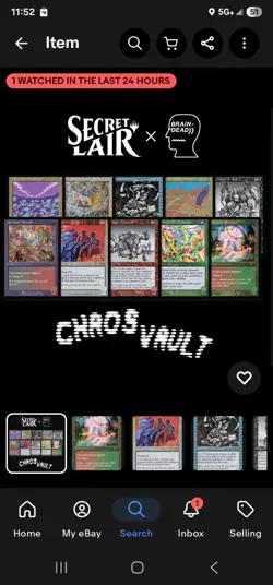 Presale MTG FOIL Brain Dead x Secret Lair: New Earth Mentality Sealed - Image 1