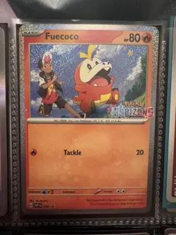 Pokemon TCG Fuecoco 192 SVP Scarlet & Violet Promo Holo Basic 80 HP - Image 1