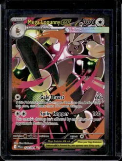2025 Pokemon Phantasmal Flames Mega Lopunny ex Special Illustration Rare 128/094 - Image 1