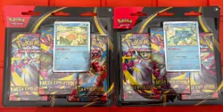 Pokemon TCG Mega Evolution 3-Pack Blister SET OF 2 Psyduck and Golduck New NM 1 - Image 1