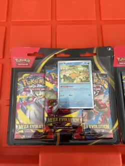 Pokemon TCG Mega Evolution 3-Pack Blister SET OF 2 Psyduck and Golduck New NM 1 - Image 2