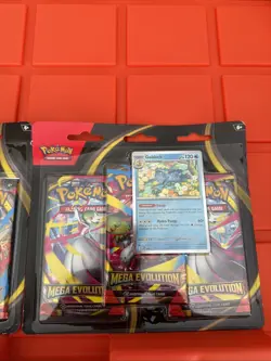 Pokemon TCG Mega Evolution 3-Pack Blister SET OF 2 Psyduck and Golduck New NM 1 - Image 3