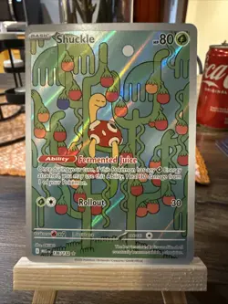 Pokemon TCG Shuckle Holo Mega Evolution Illustration Card - Image 1