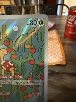 Pokemon TCG Shuckle Holo Mega Evolution Illustration Card - Image 3