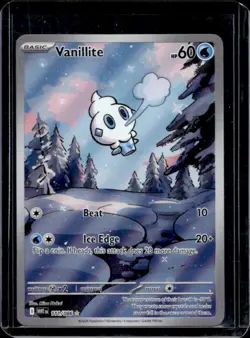 2025 Pokemon White Flare Vanillite Illustration Rare #111/086 - Image 1