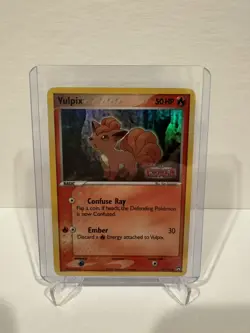 2007 Pokemon EX Power Keepers Vulpix Holo Stamped #69/108 - Image 1