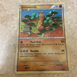 Pokemon Card - Sudowoodo Unleashed 9/95 Holo Rare LP - Image 1