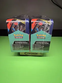 2-2025 POKEMON TCG COLLECTOR TREASURE CHEST LUNCH BOX TIN NEW/SEALED - Image 2