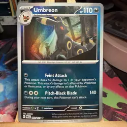 Umbreon (Poke Ball Pattern) 059/131 Prismatic Evolutions Holo Pokemon TCG MINT - Image 1