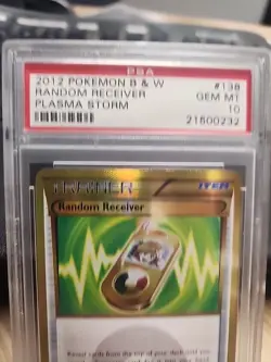 2013 Pokemon Plasma Storm Random Receiver #138 MINT PSA 9 B&W Ultra Rare - Image 2
