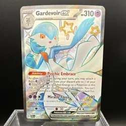 Pokemon Gardevoir ex SV: Paldean Fates 217/091 Ultra Rare Full Art Holo HP310 - Image 1