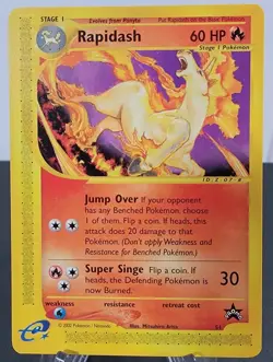 Rapidash #51 Black Star Promo (Mint/NM) Pokemon Card WOTC 2002 - Image 1