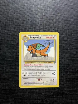 Dragonite 5 WB Movie Promo Stamped Rare Vintage Pokemon Card Black Star Promo - Image 2