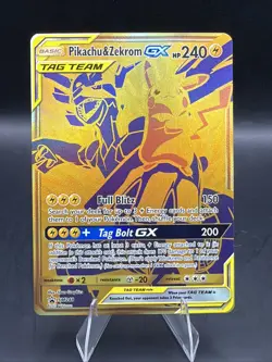 Pikachu & Zekrom GX SM248 Sm Holo Pokemon TCG Promo - Image 1