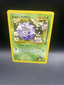 Pokemon TCG Kogas Koffing 79/132 Koga's Weezing LP 50/132 Gym Challenge WOTC NM - Image 2