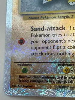 Pokemon Sandshrew 91/110 Reverse Holo Legendary Collection 2002 LP - Image 3