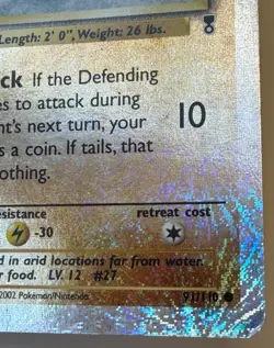 Pokemon Sandshrew 91/110 Reverse Holo Legendary Collection 2002 LP - Image 4