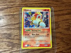 Entei Pokemon Secret Wonders 4/132 Cracked Ice Holo Rare Vintage NM - Image 1