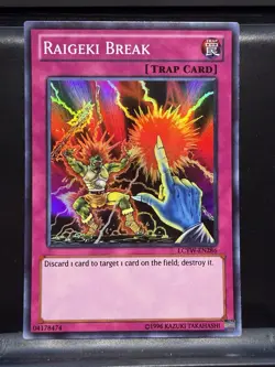 1x Raigeki Break - Super Rare - LCYW-EN286 - Unlimited - NM - Image 1