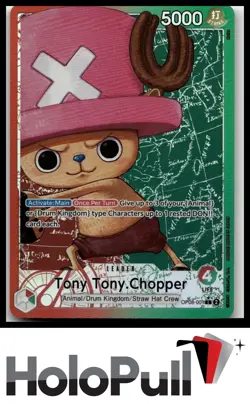 One Piece Two Legends Tony Tony.Chopper (001) (Parallel) #OP08-001 Holo - Image 1