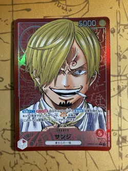 Sanji PRB01-001 Leader Parallel Premium Booster ONE PIECE Card The Best Japanese - Image 1