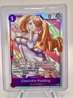 Charlotte Pudding OP11-070 (SR) *A Fist of Divine Speed* One Piece (Super Rare) - Image 1